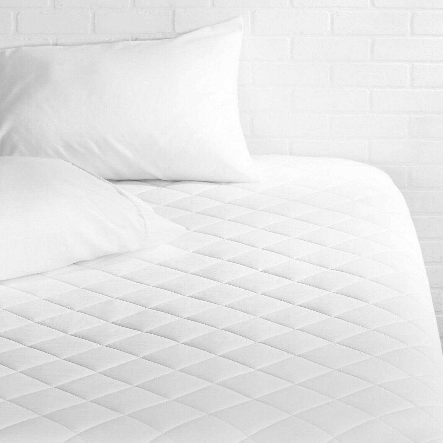 Amazon Basics Hypoallergenic Quilted Mattress Topper Pad
