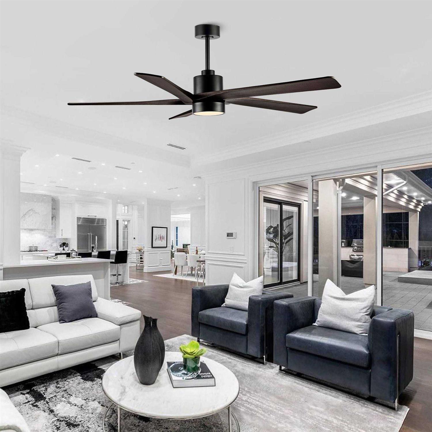 WINGBO DC Ceiling Fan with Lights and Remote Control