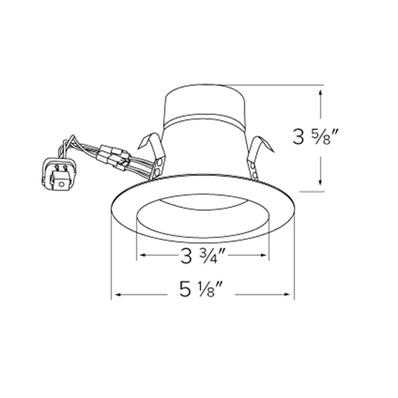 4 Elco Led Cfl Retrofit Insert ECF
