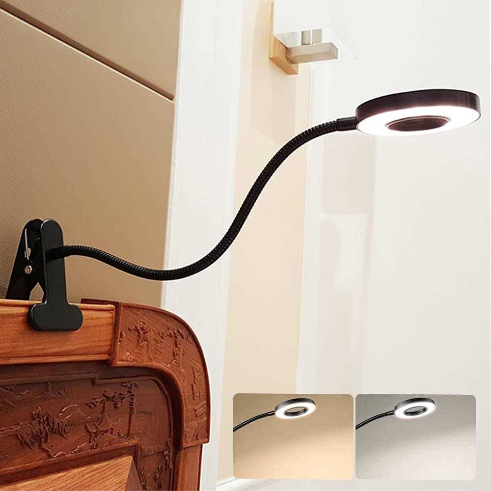 W-LITE DINGLILIGHTING DLLT LED USB Reading Light Clip Laptop Lamp for Book,Piano,Bed Headboard,Desk