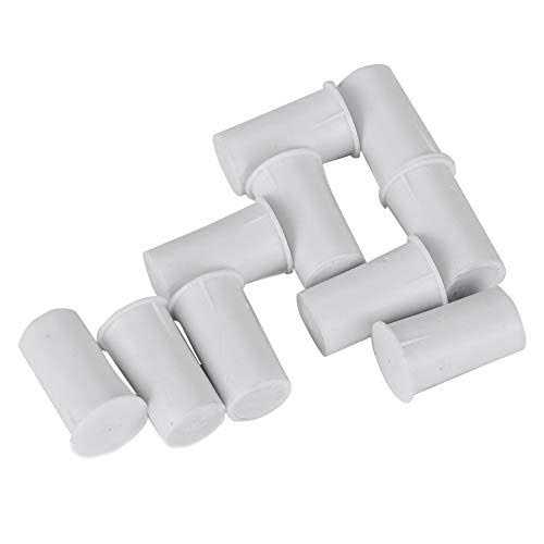 10pcs NC Recessed Wired Door Window Sensor Magnetic Switch for Home Security Alarm System