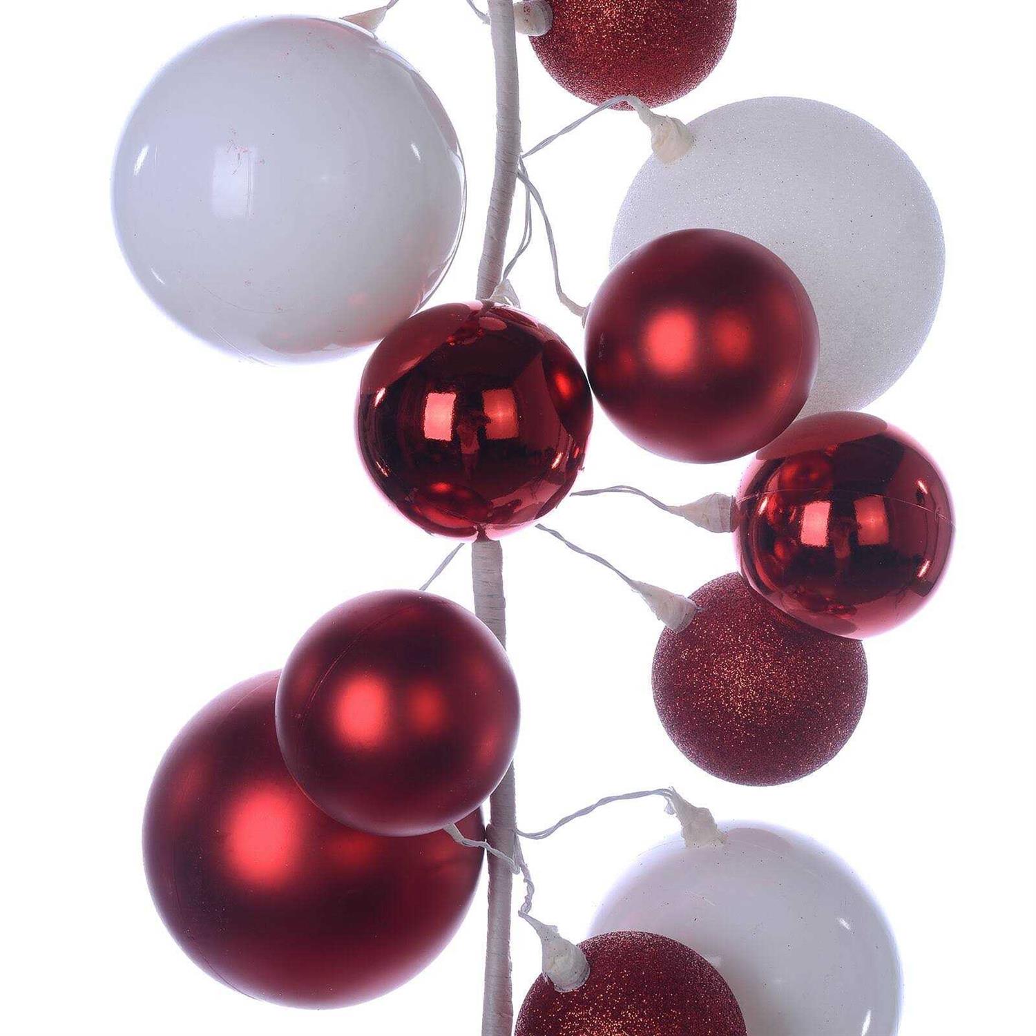 6ft Red Ball Garland by Ashland