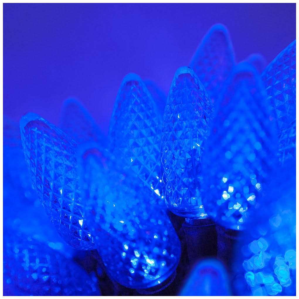 Wintergreen Lighting C7 OptiCore Commercial LED Christmas String Lights