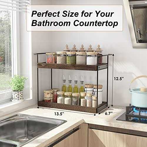 2 Tier Bathroom Counter Organizer