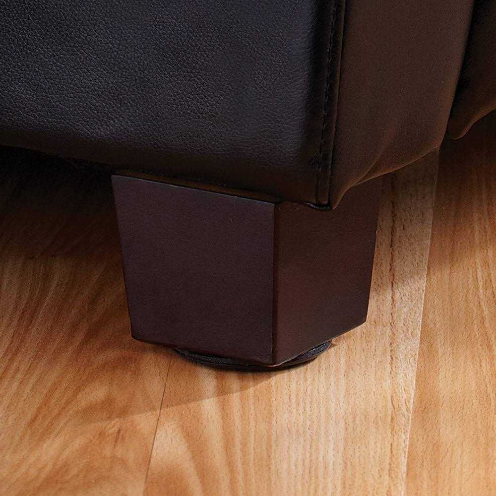 (10 Pack) 2-1/2 inch Self Stick Heavy Duty Non Skid Furniture Gripper Pads, Brown, 4 Pack, 4118421W