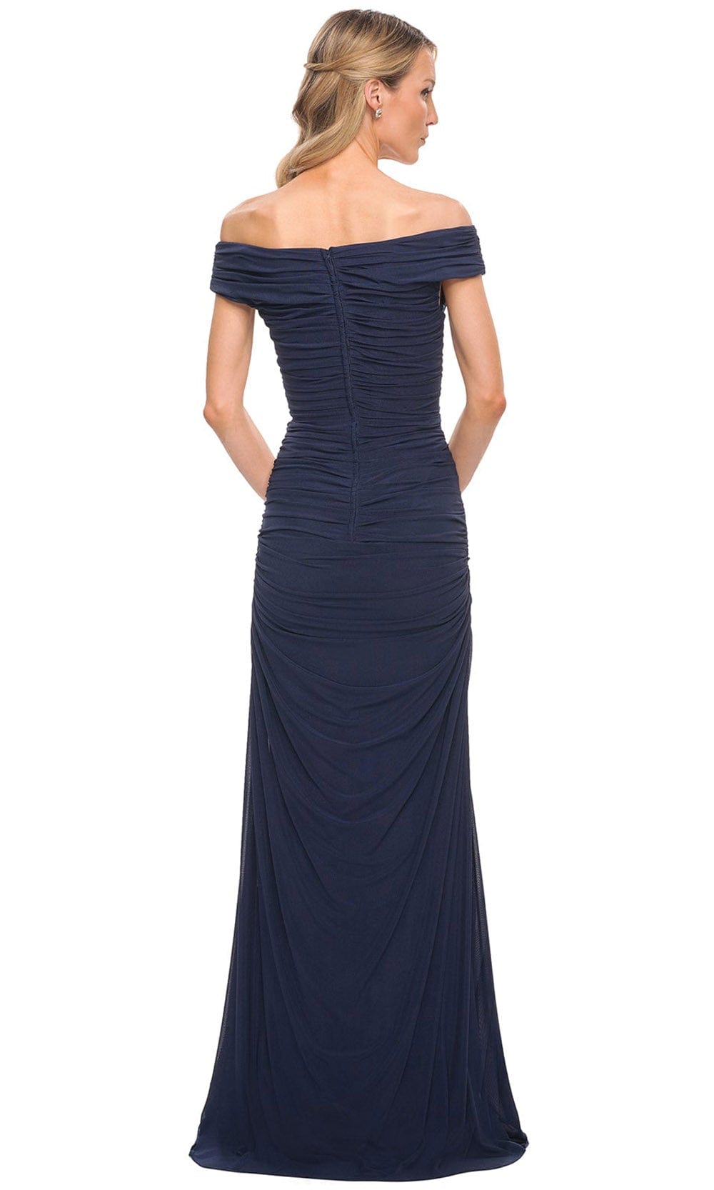 Long Ruched Jersey Dress