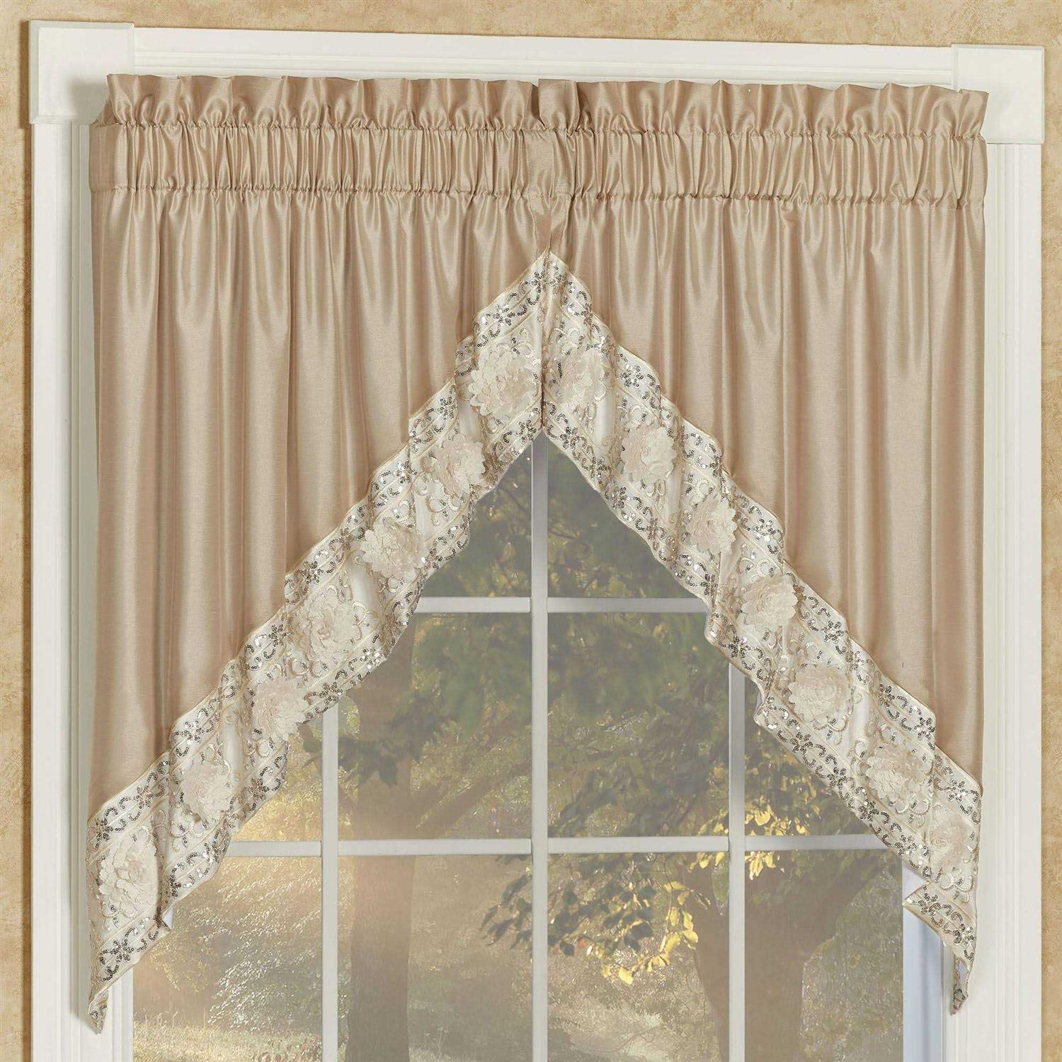 Touch of Class Elegante Faux Silk Luxury Sequined Comforter Set