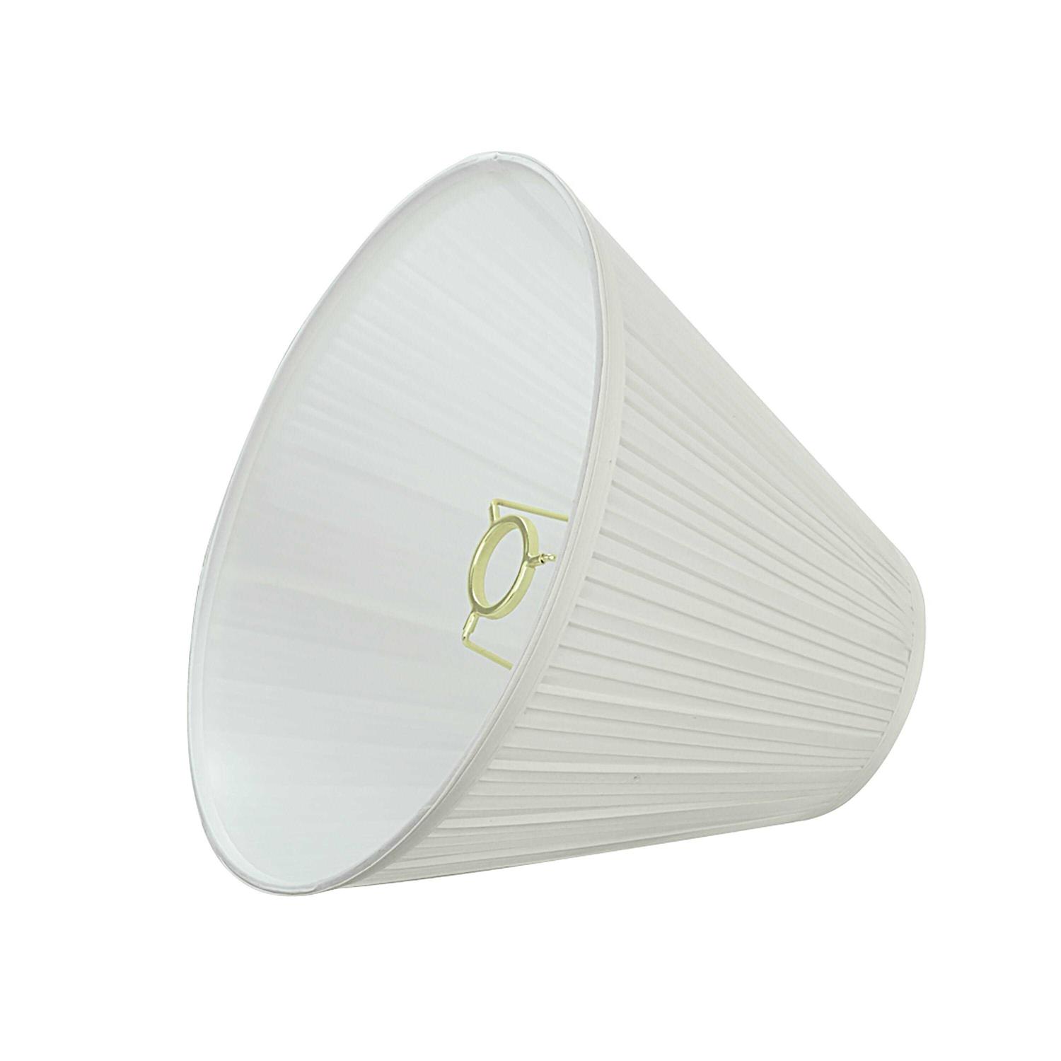 Aspen Creative Transitional Pleated Empire Shape UNO Construction Lamp Shade