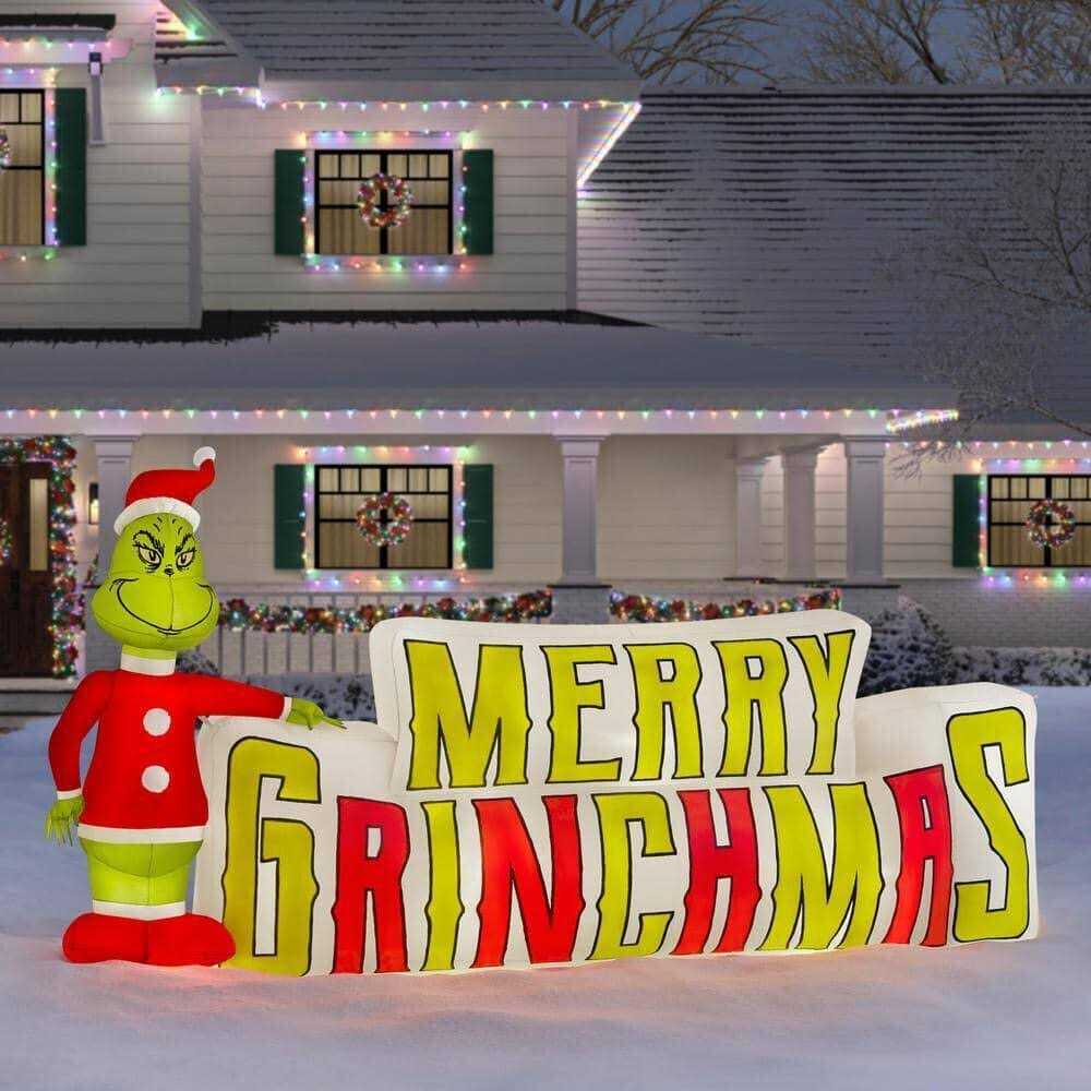 9Ft Led Grinch Christmas Iatable