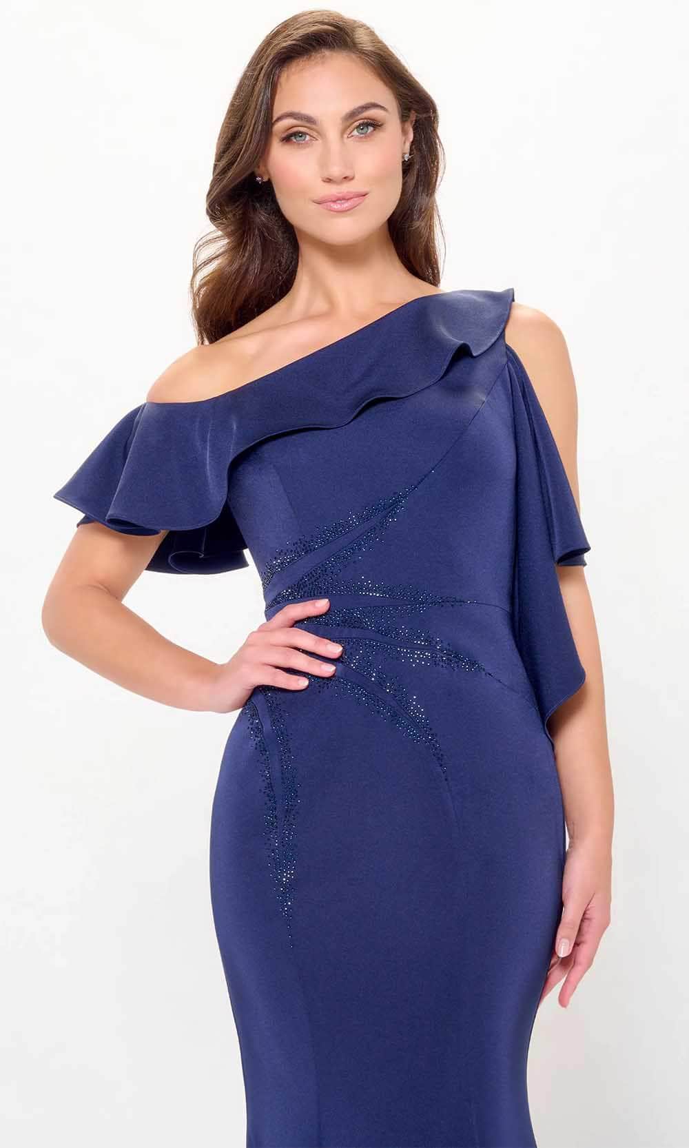 Split Sleeve Evening Gown