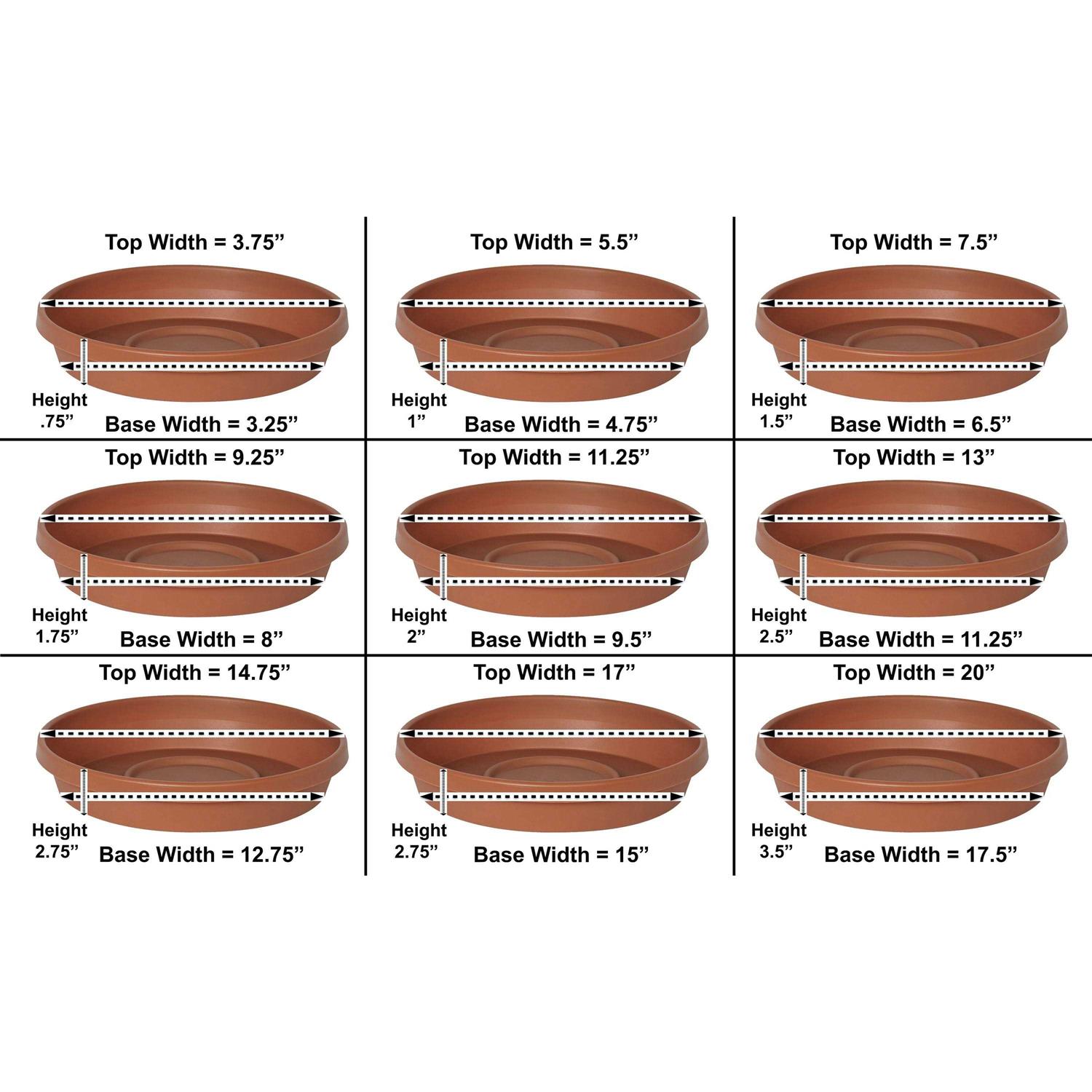 Bloem Terra Plant Saucer Tray