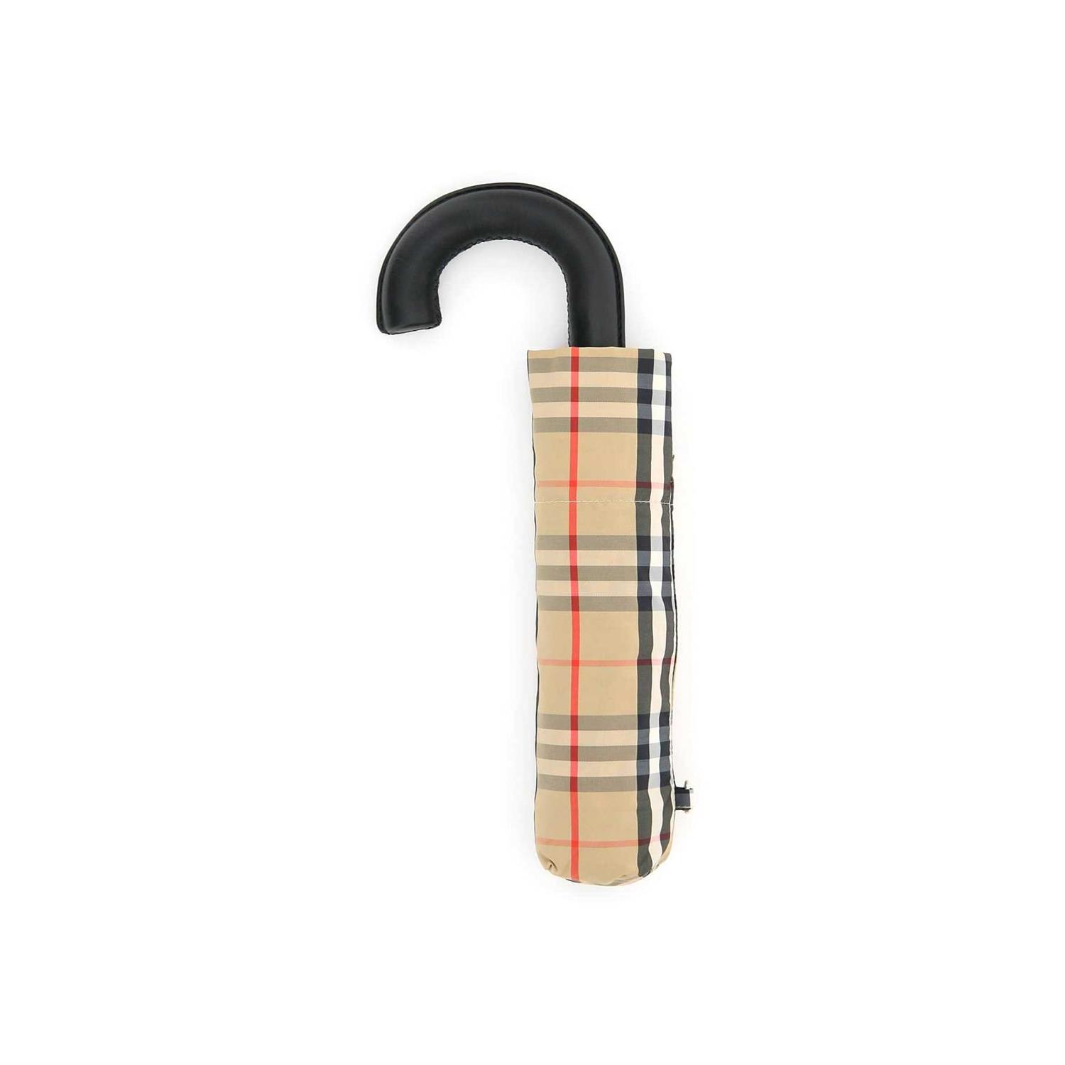 Burberry Trafalgar Check Folding Umbrella