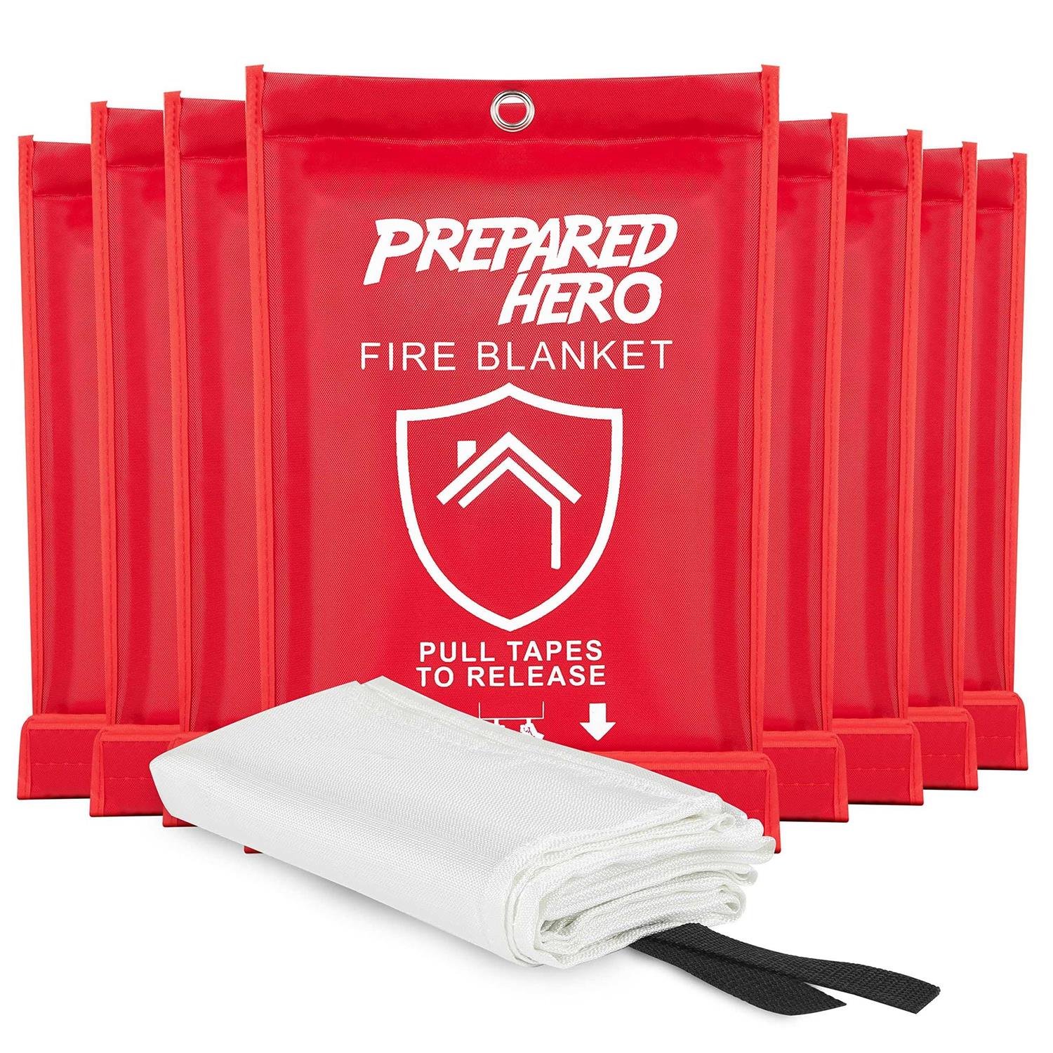 Prepared Hero Emergency Fire Blanket Fire Suppression Blanket for Kitchen