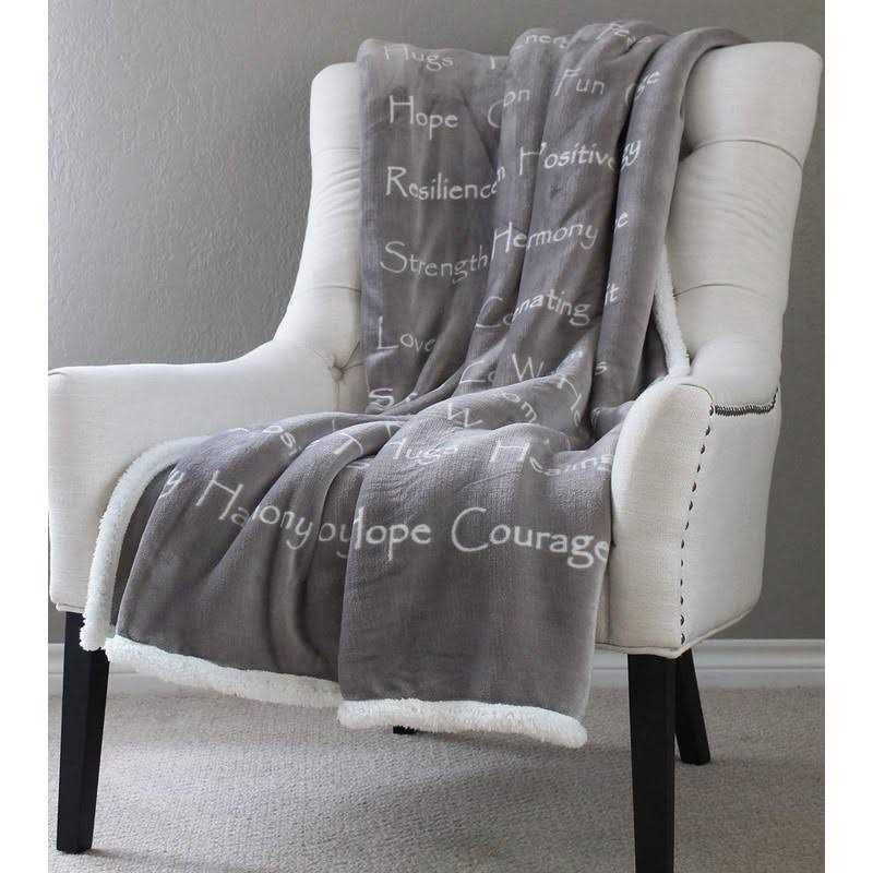WOLF CREEK BLANKET Compassion Blanket Blanket Strength Courage Super Soft Warm Hugs