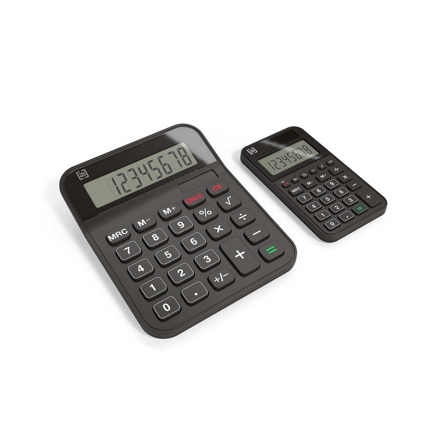 Tru RED Tr230 8-Digit Desktop Calculator