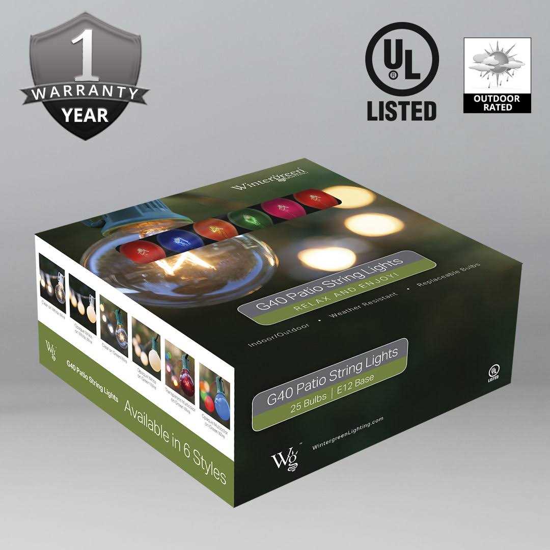 Wintergreen Lighting Commercial String Lights