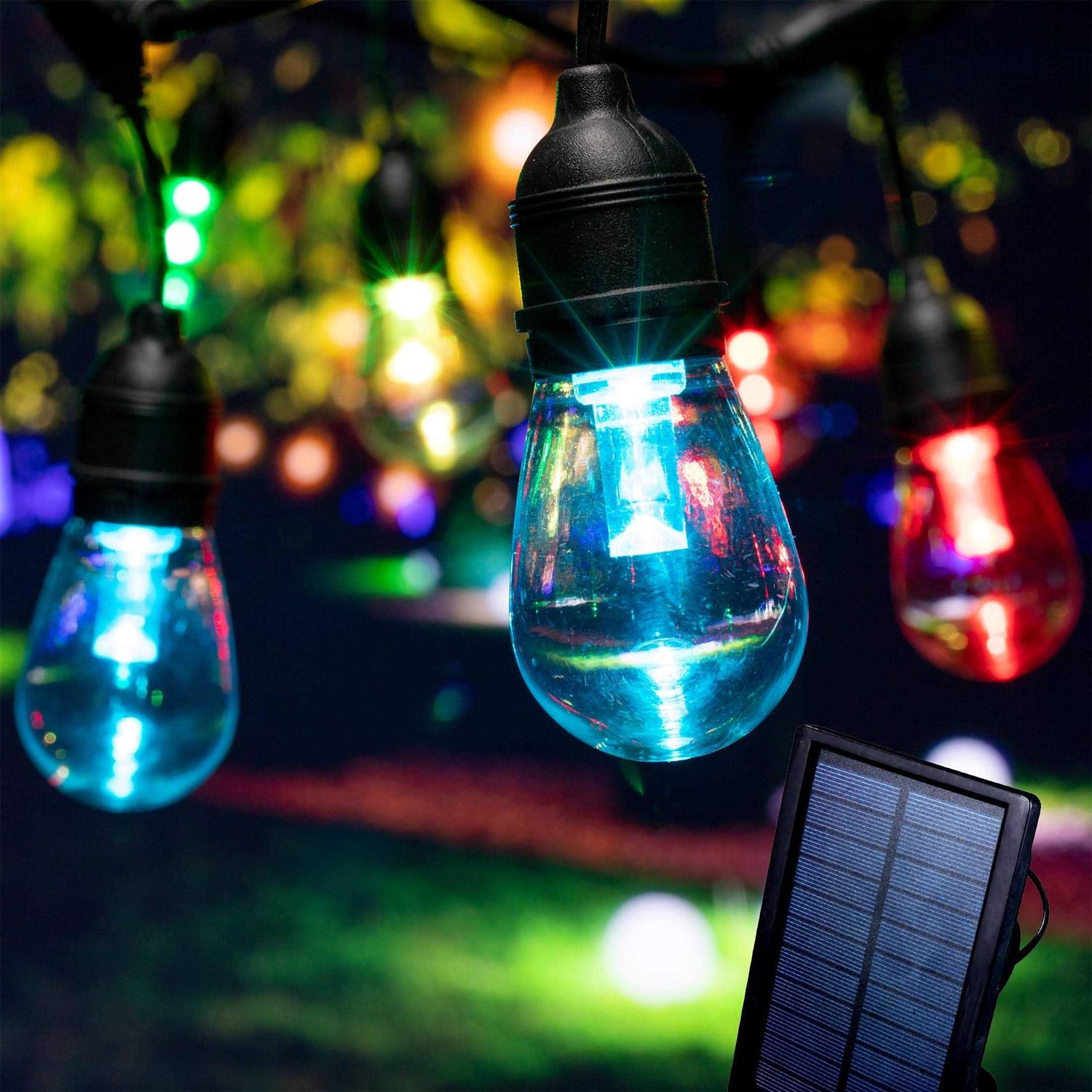 Better Homes & Gardens Indoor & Outdoor Solar Powered Changing String Light