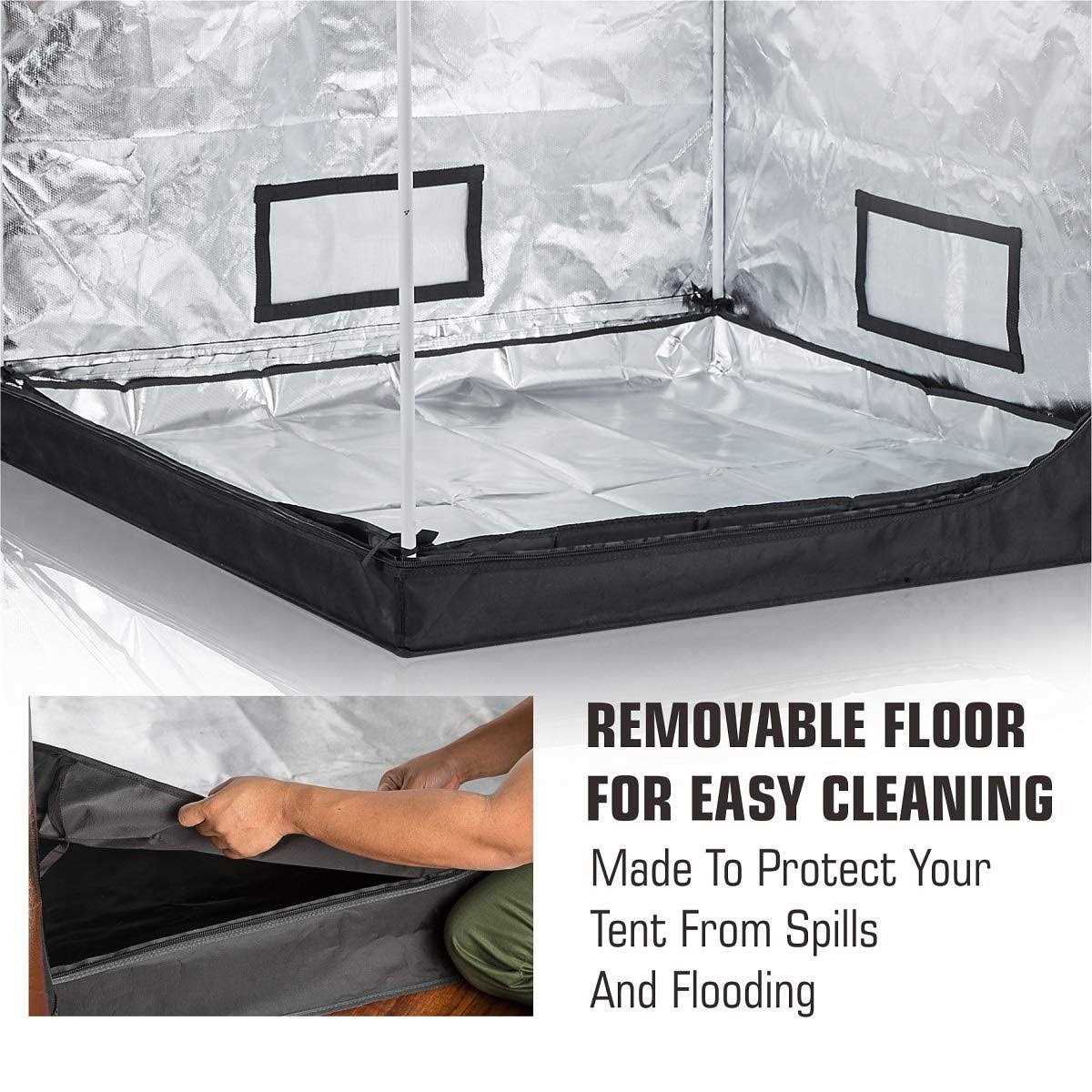 CDMALL Grow Tent Room Complete Kit Kit Hydroponic Growing System Indoor Plants Growing Dark Room + Hydroponics Growing Setup Accessories