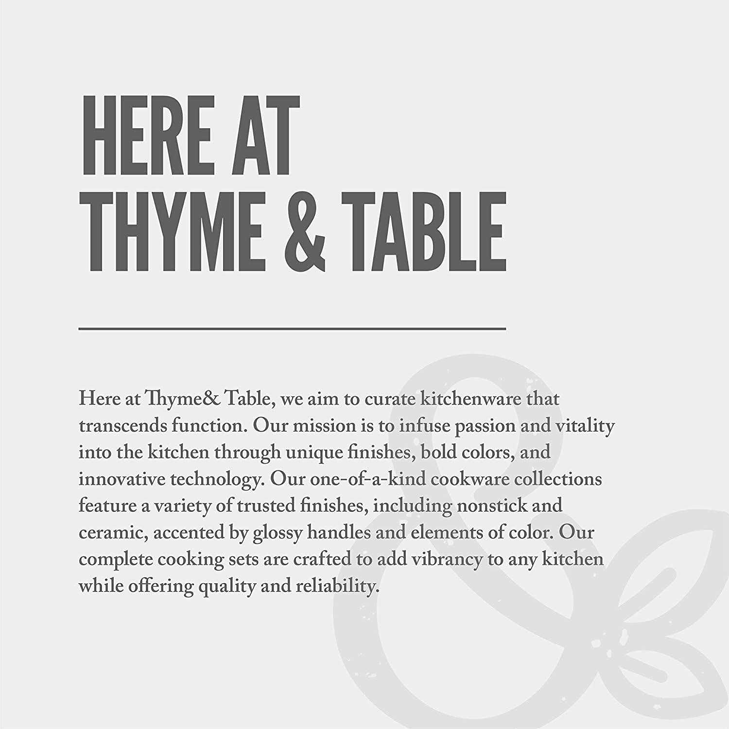Thyme & Table Nonstick 12-Piece Cookware Set