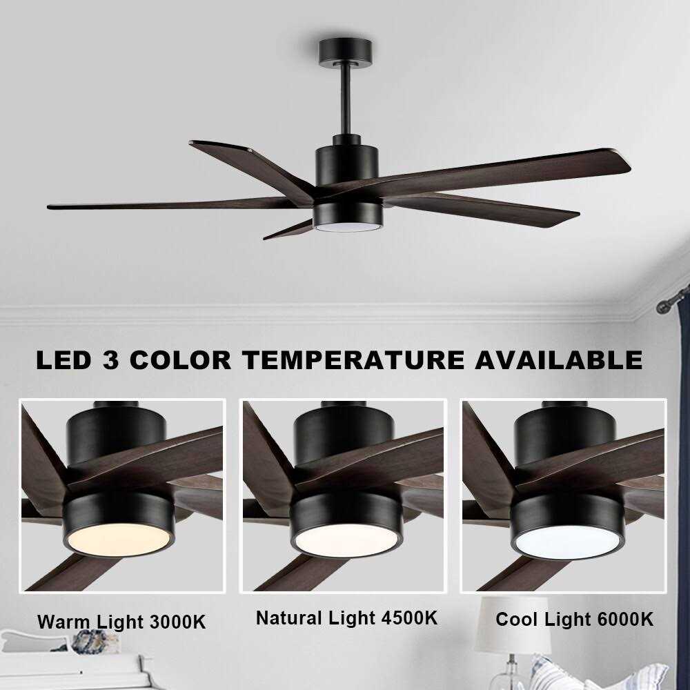 WINGBO DC Ceiling Fan with Lights and Remote Control
