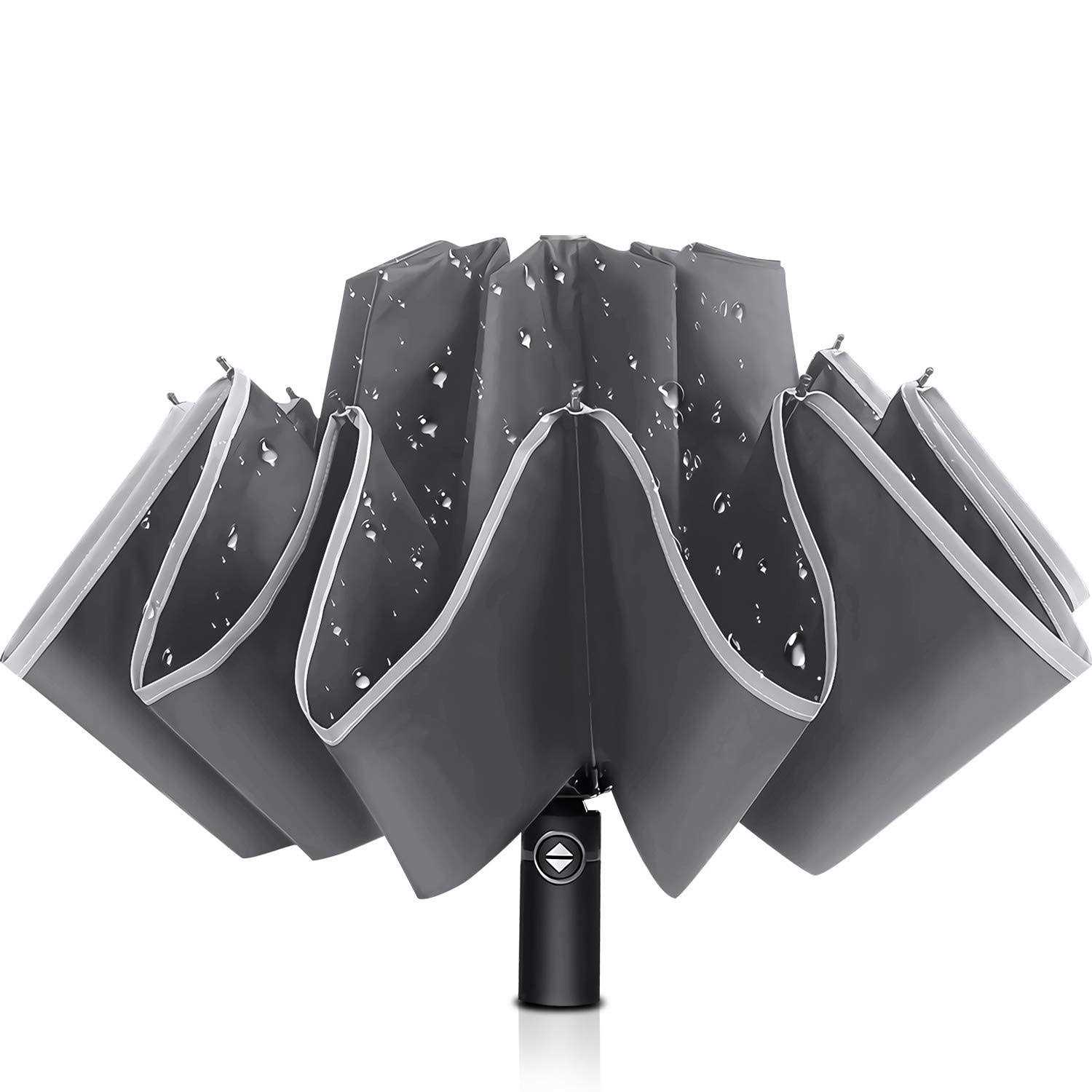 Bodyguard Inverted Umbrella Large Windproof Umbrellas for Rain & Sun