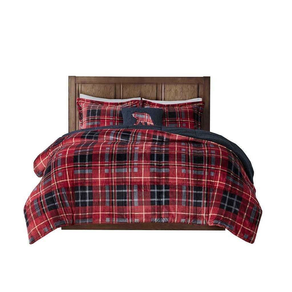 Alton Plush to Sherpa Down Alternative Comforter Set Woolrich