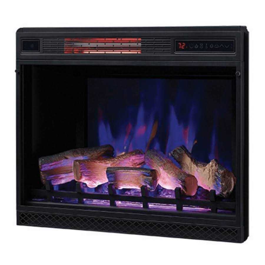 ClassicFlame 3D Infrared Quartz Electric Fireplace Insert with Safer Plug