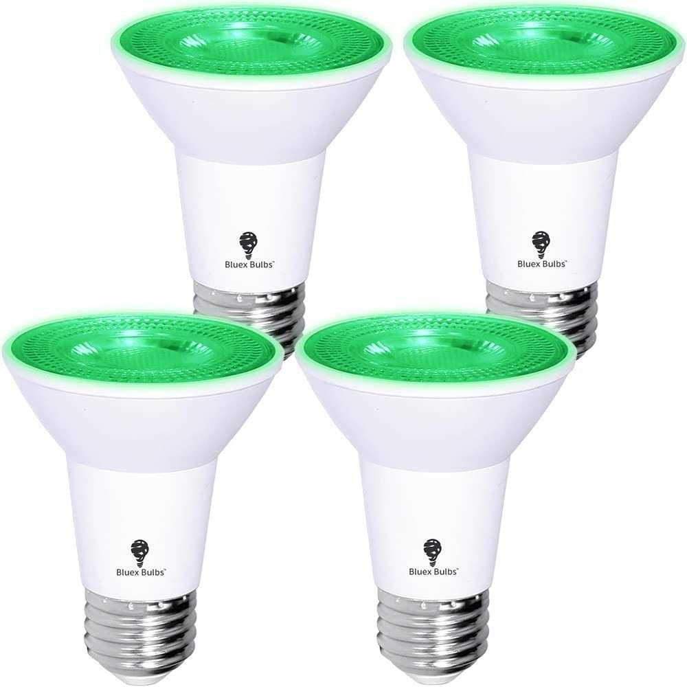 Bluex Bulbs 4 Pack Bluex LED Par20 Flood Light Bulb 8W