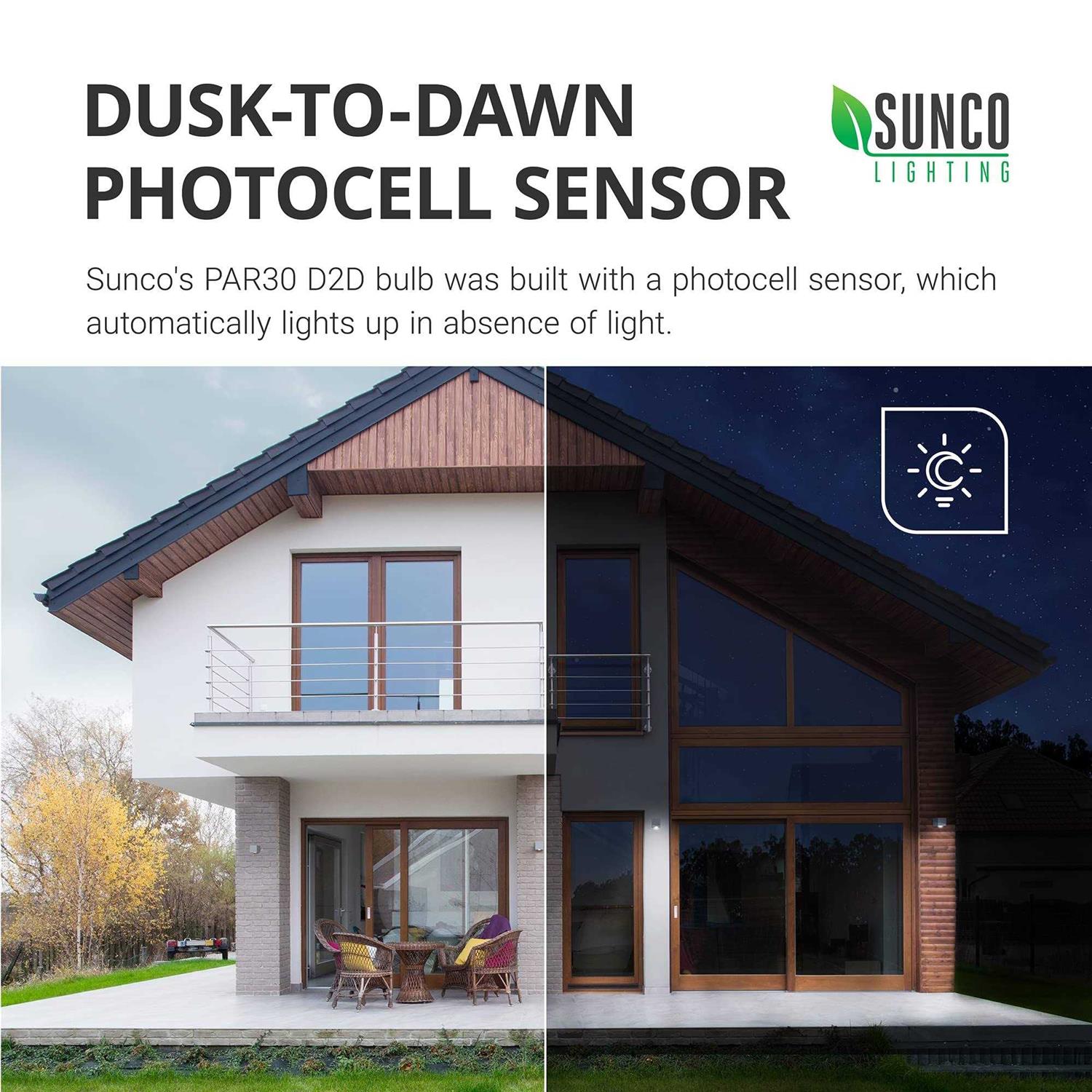 Sunco Lighting 10 Pack PAR30 Dimmable LED Bulb