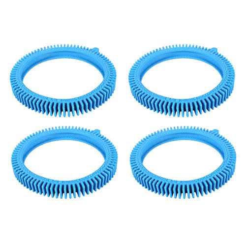 Ar-PRO Front Tire And Rear Tire Combo Kit Compatible with Poolcleaner Poolvergnuegen Front Tire Kit with Super Hump 896584000-143 And Rear