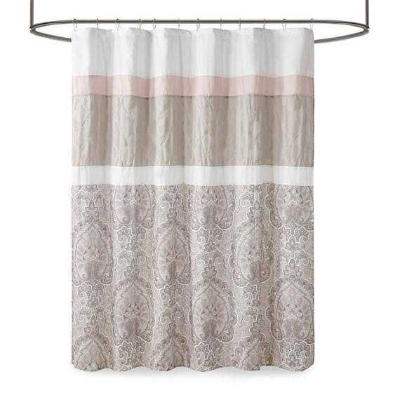 510 Design and Embroidered Shower Curtain