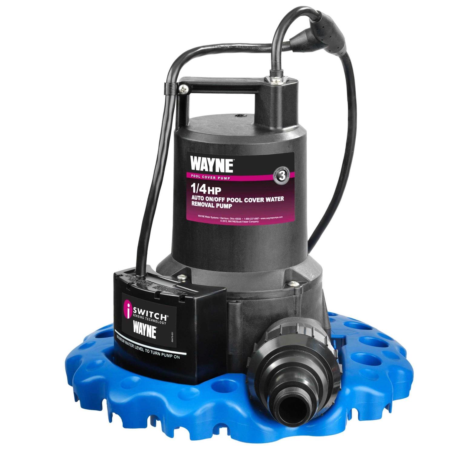 Wayne Pool Cover Pump 1/4 HP