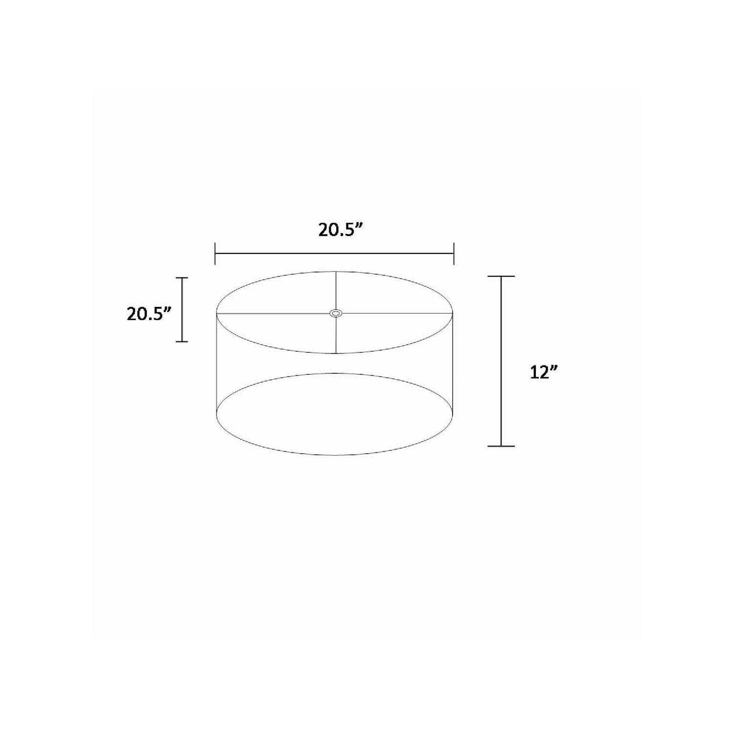 Artiva Luxor Circular Drum Lampshade with Hardback Reinforcement and Spider Fitter