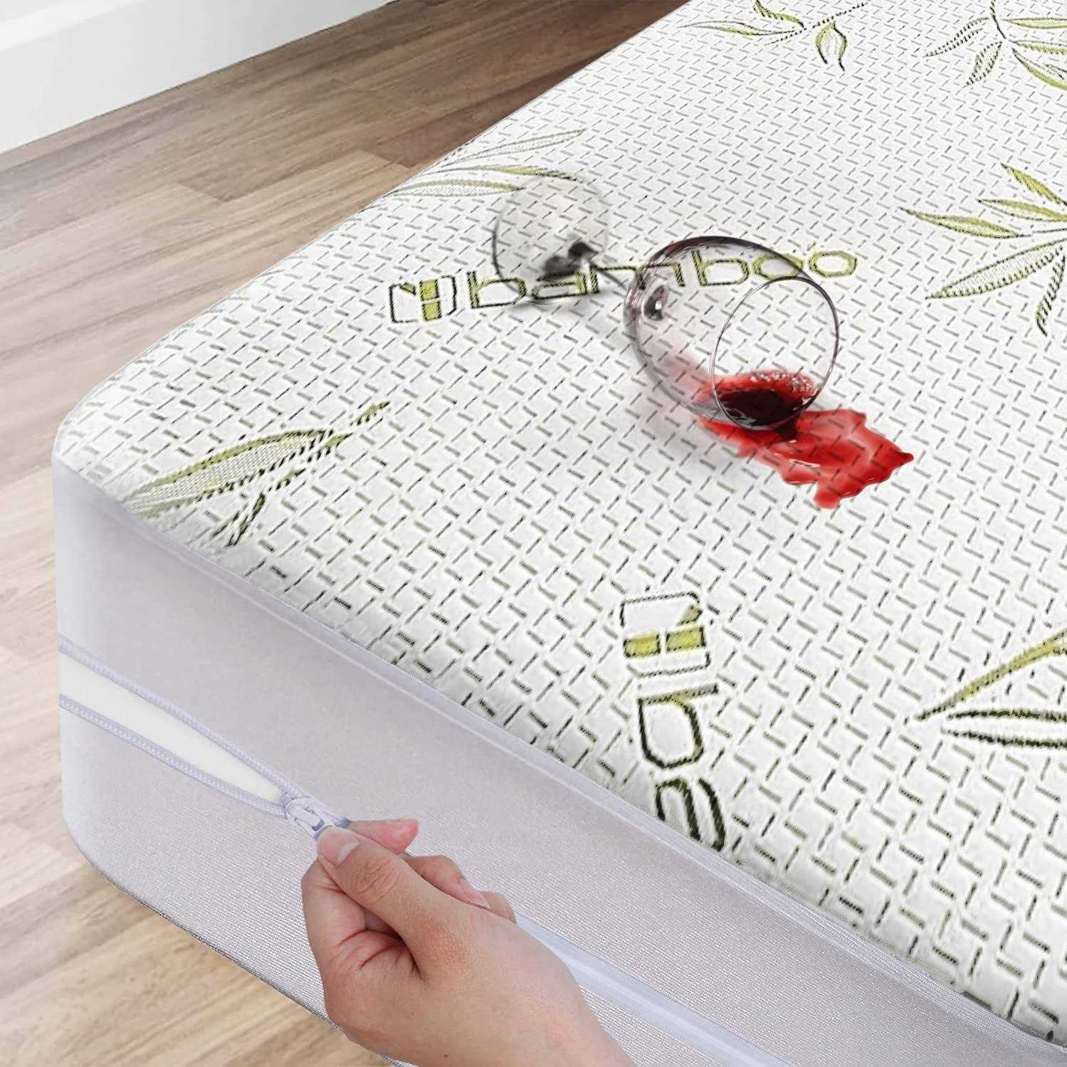 Bamboo Mattress Protector with Zipper