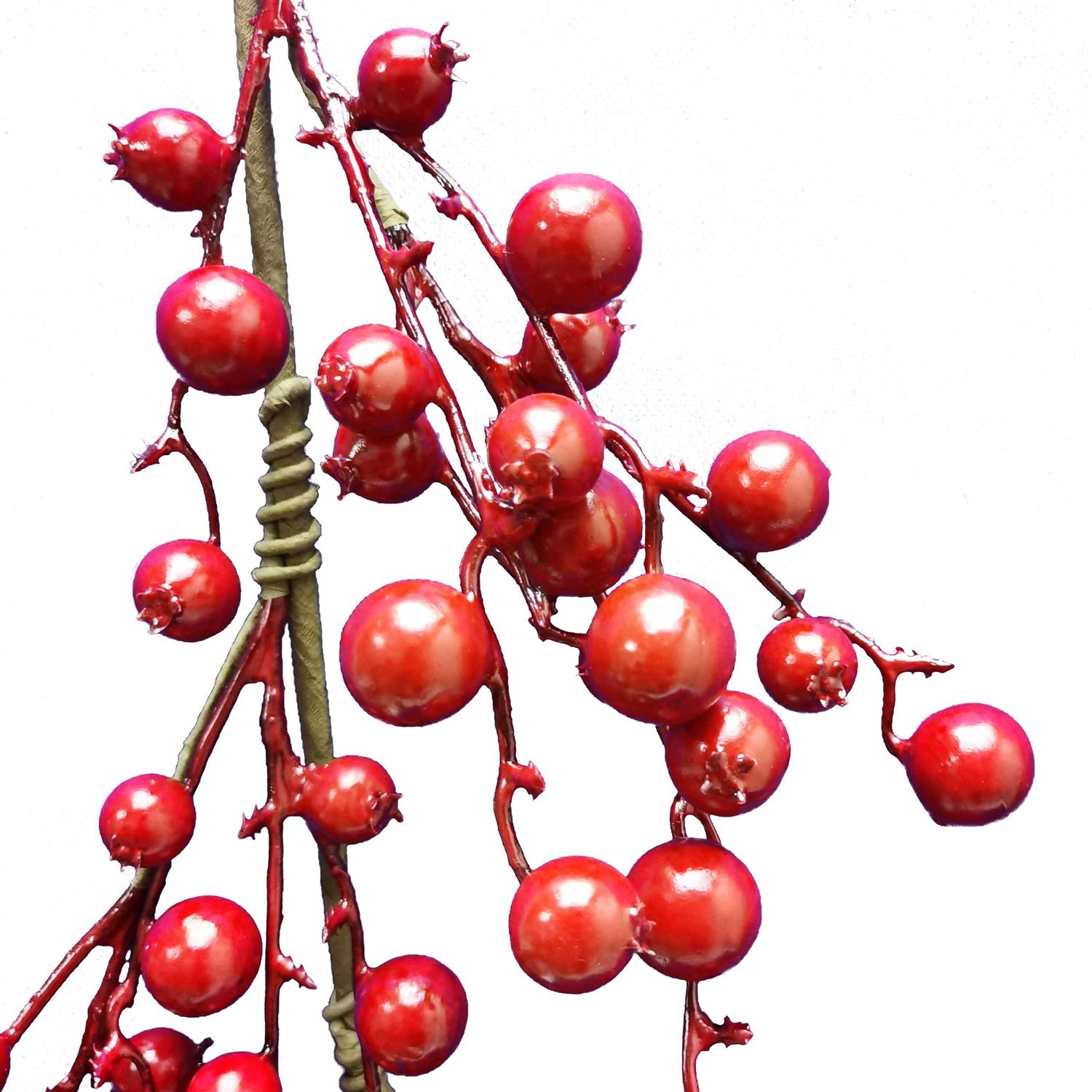 6ft Red Berry Garland by Ashland