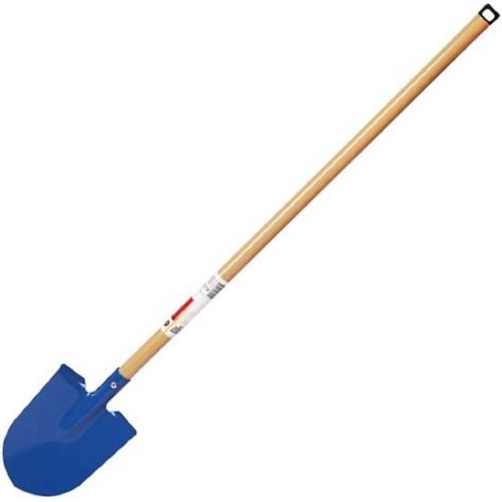 Barn Star 27.87 in. Steel Handle Blue Shovel