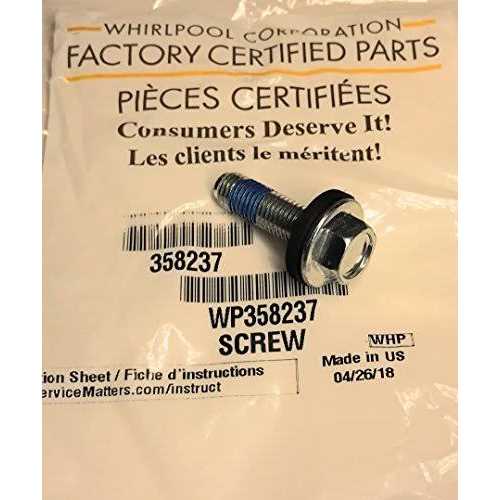 Whirlpool Washing Machine Agitator Bolt WP358237