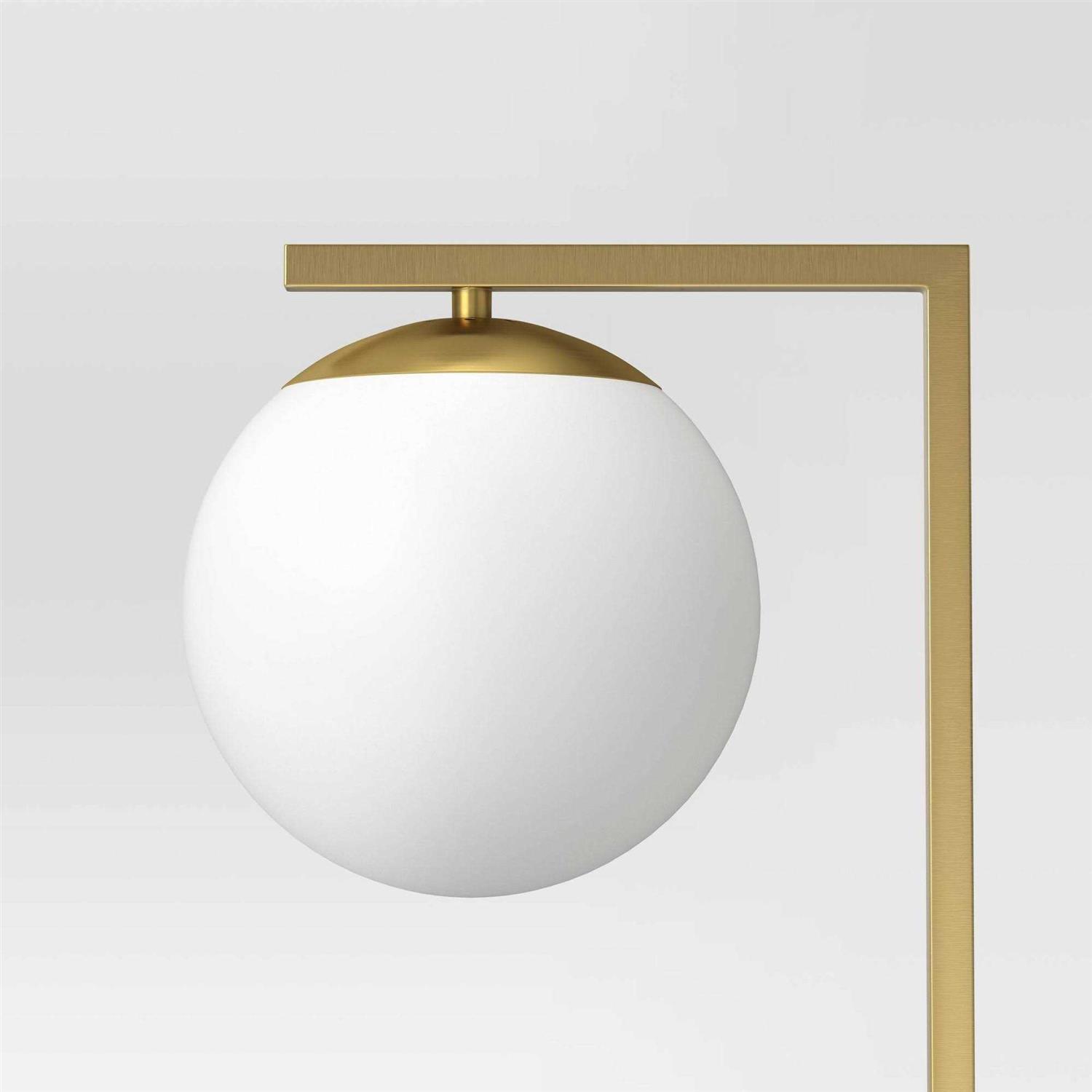 Threshold Globe Desk Lamp White