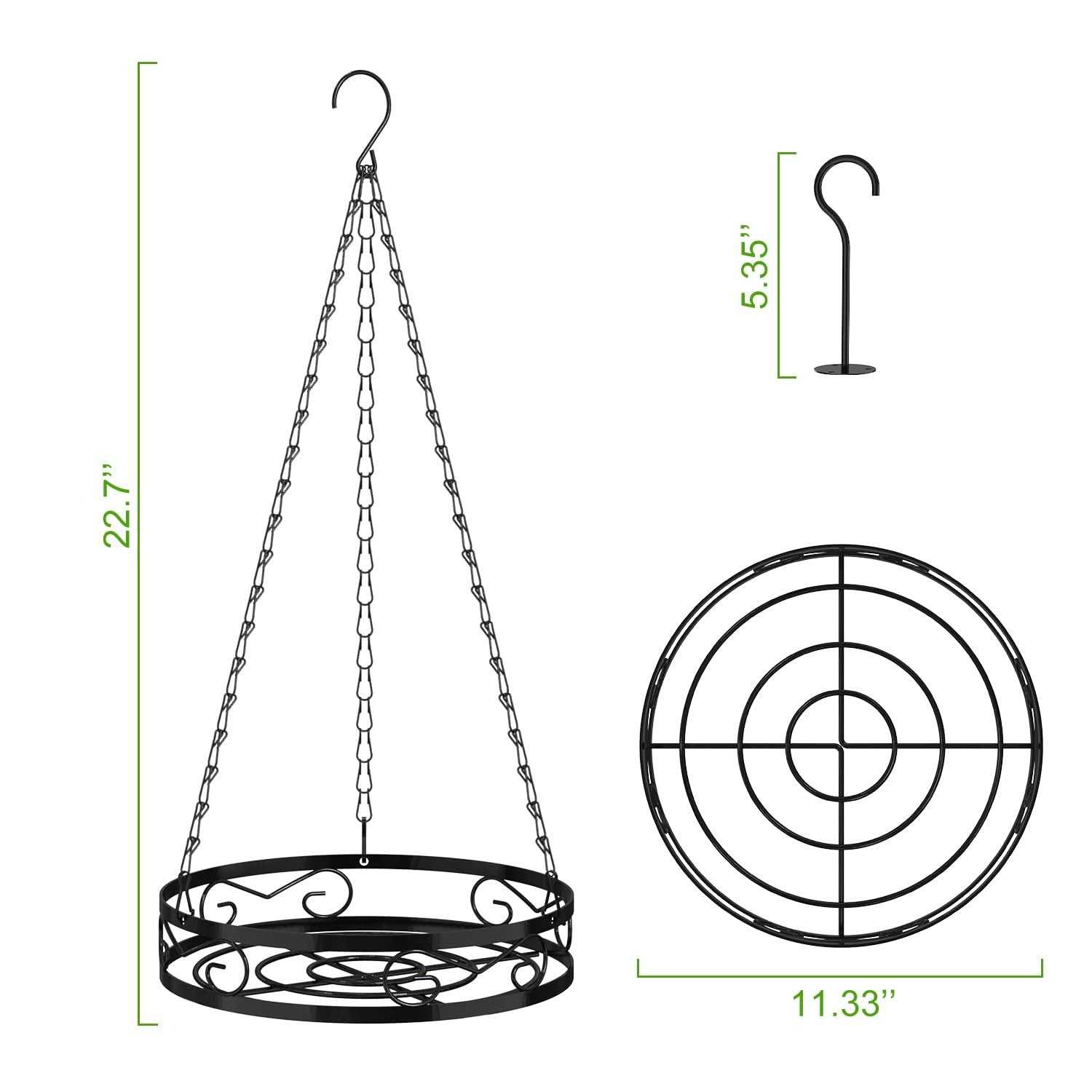 Venkuber Plant Hanger Hanging Plant Shelf for Window