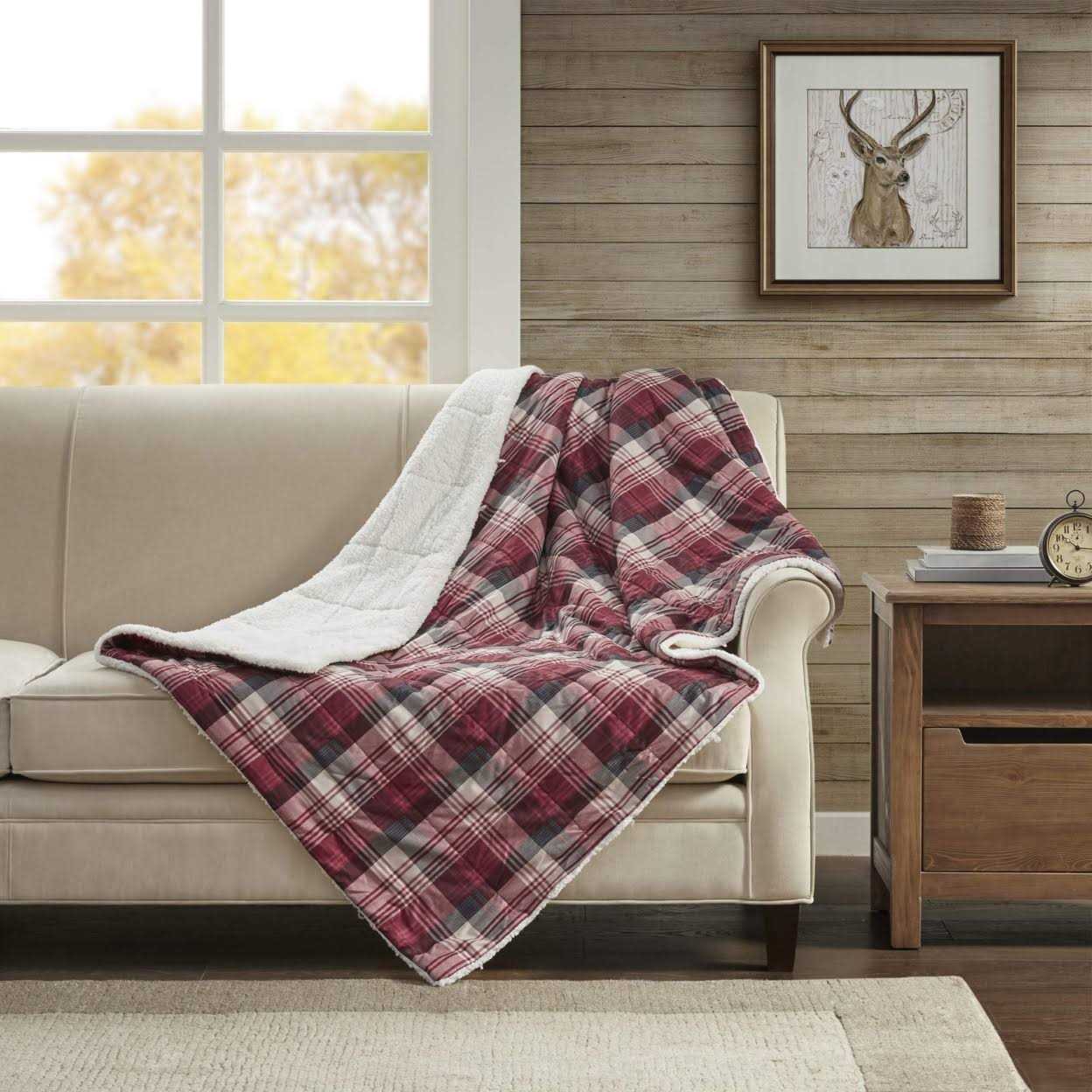 Woolrich Tasha Oversized Sofstpun Down Alternative Throw