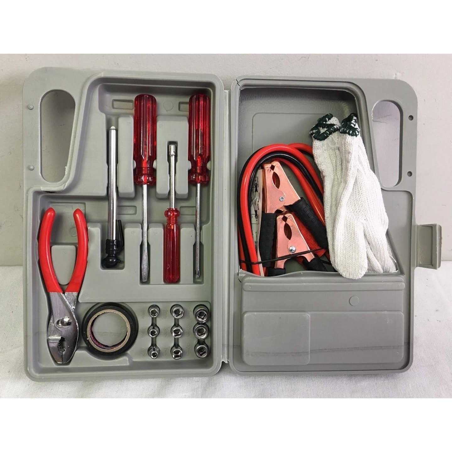 Stalwart Roadside Emergency Tool and Auto Kit
