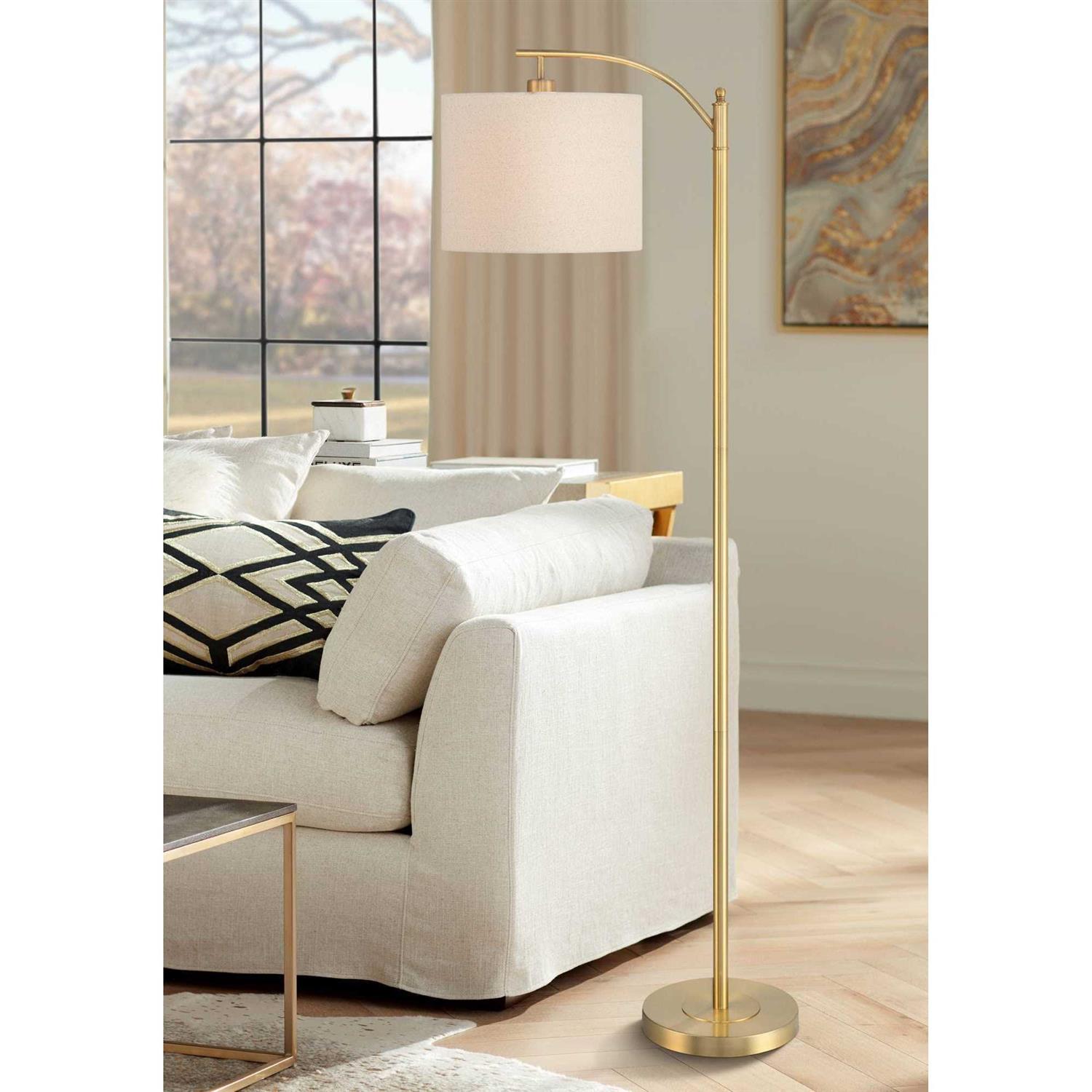 360 Lighting Rayna Modern Downbridge Floor Lamp 61 1/2 Tall Warm