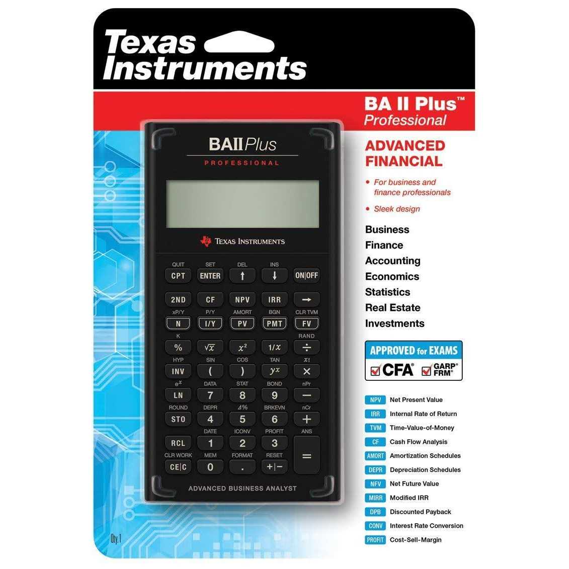 Texas Instruments BAII Plus Professional