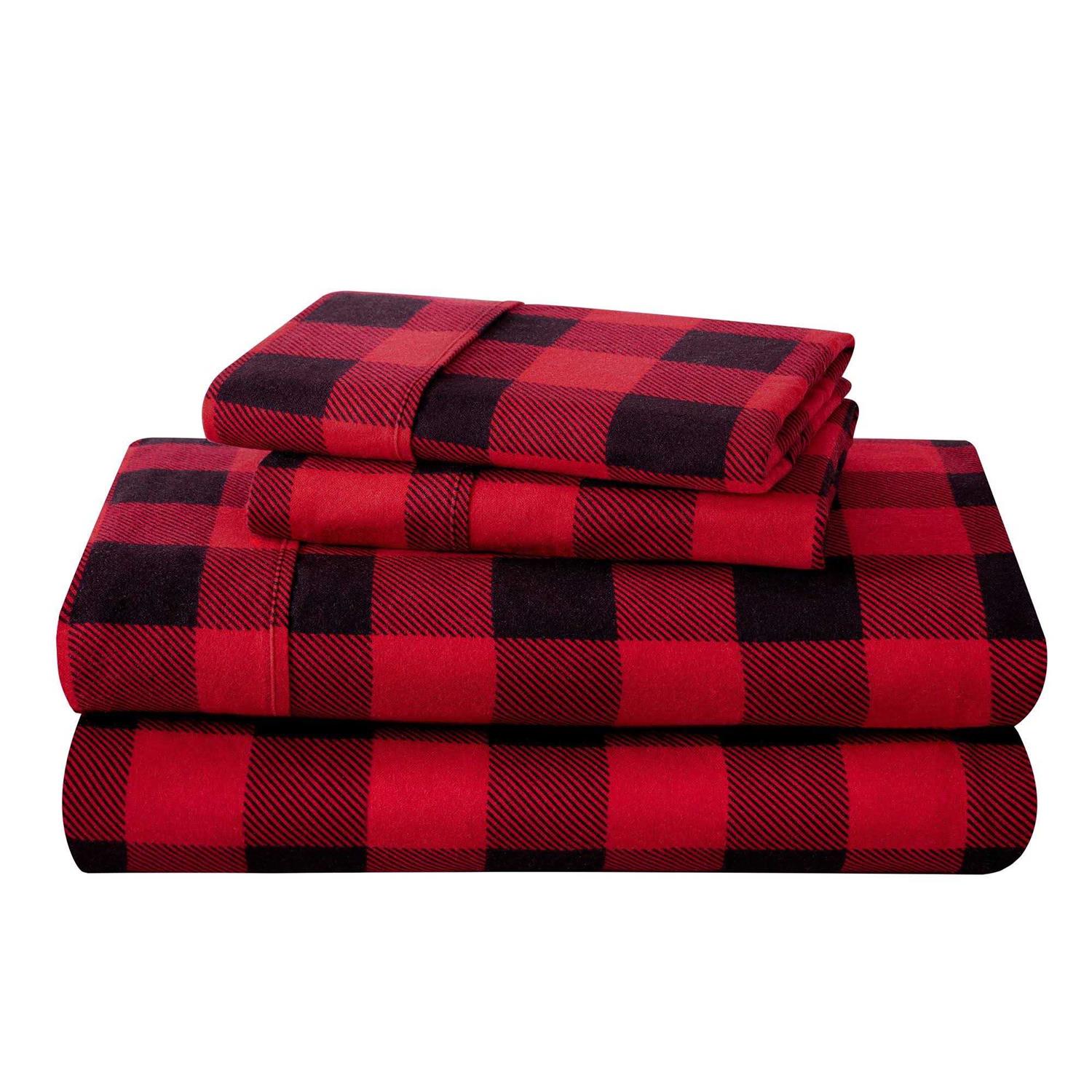 Bare Home Flannel Sheet Set 100% Cotton Soft