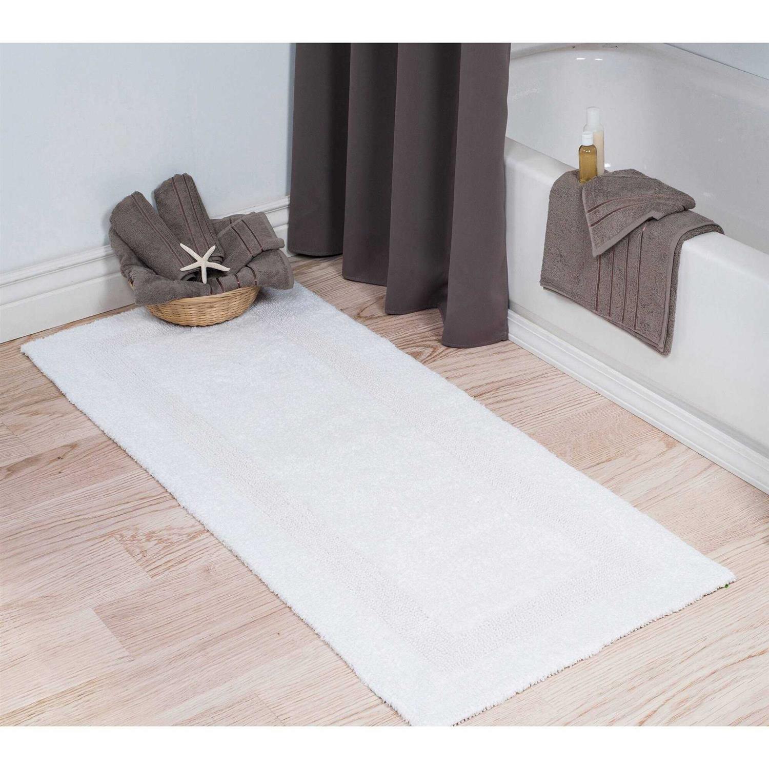 Windsor Home 100-percent Cotton Reversible Bath Mat Runner