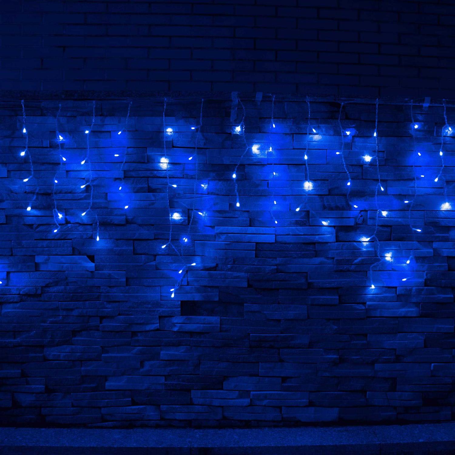 Yolight Icicle Christmas Lights 13ft 96 LED Icicle String Lights 8 Modes Twinkle