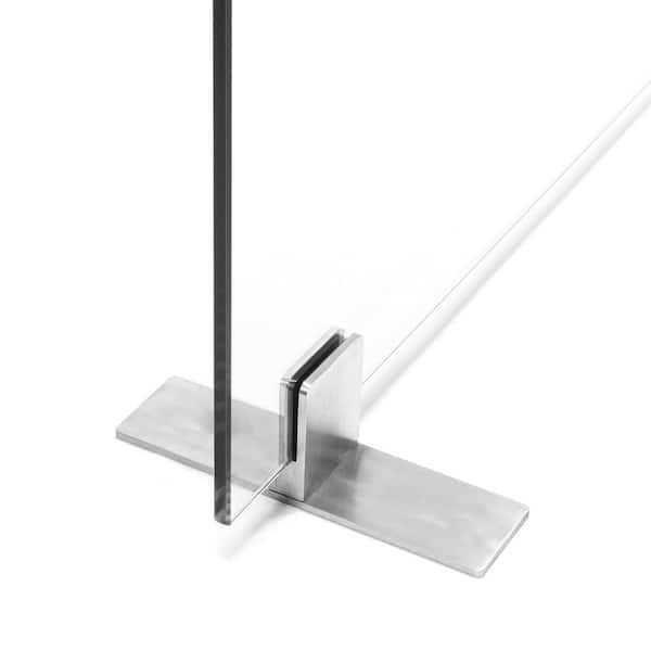 Barton Single-Panel Tempered Glass Fireplace Screen