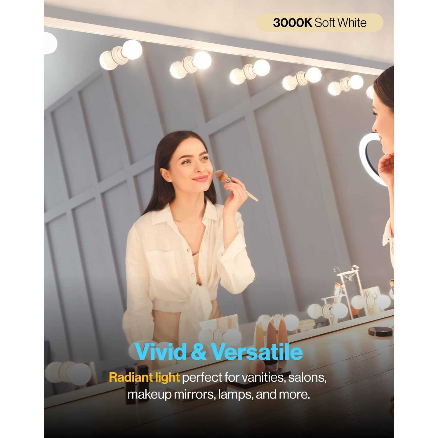 Sunco Lighting G25 LED Globe, 6w=40w, Dimmable, 450 LM