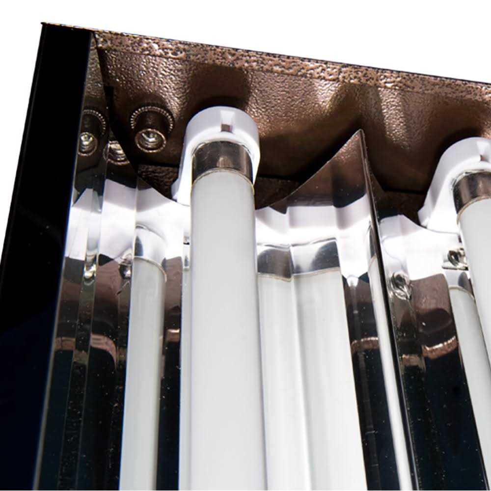 Agrobrite Designer T5 96W 2′ 4-Tube Fixture with Lamps