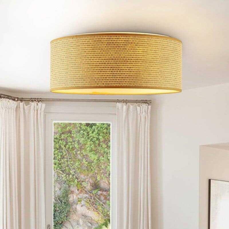 Wingbo 16-in 3-Light Flush Mount Light 15.7 inch